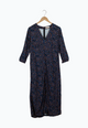 Second Hand Midikleid AMIRA aus LENZING™ ECOVERO™ - Moroccan / Lime (Leo) - S - Moroccan / Lime (Leo) - S