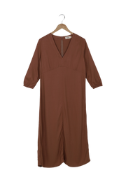 Second Hand Midikleid AMIRA aus LENZING™ ECOVERO™ - Truffle Beige - S - Truffle Beige - S