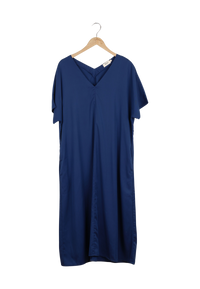 Second hand maxi dress ONA made from TENCEL™ REFIBRA™ Lyocell - Ocean Blue (Refibra) - L