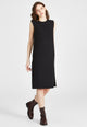 Second hand dress JADE made from recycled cotton - Black - S