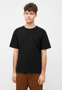 Second Hand T-Shirt LASSE aus Bio-Baumwolle - Black - S