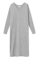 Second hand knitted dress JOSEPHINE made from recycled wool - Light Grey - S
