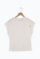 Second Hand T-Shirt GBLAILA (Lemon) slim Fit aus Bio-Baumwolle - White - S
