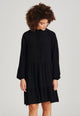 Second hand flounce dress LENDRA from LENZING™ ECOVERO™ - Black - XS