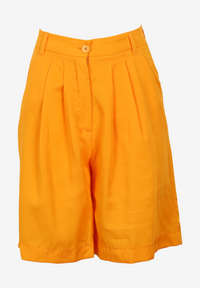 Second Hand Bermuda-Shorts PETRA aus TENCEL™ Lyocell - Mango Orange (Tencel) - S