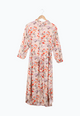 Second hand shirt dress MAGGIE from LENZING™ ECOVERO™ - Lavender / Sage (Flowers) - L