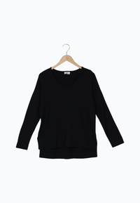 Second Hand Sweater JULES aus TENCEL™ Modal - Black - N/A - L