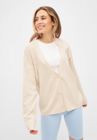Second Hand Cardigan ALEXIS aus Bio-Baumwolle - Off White - S