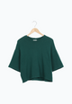 Second Hand Sweater SELMA aus recycelter Baumwolle - Cedar Green - S