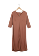 Second Hand Midikleid AMIRA aus LENZING™ ECOVERO™ - Truffle Beige - S - Truffle Beige - S