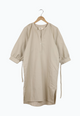 Second hand blouse dress ODETTE made from organic cotton - Beige - S