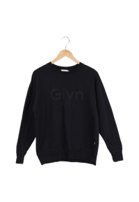 Second hand unisex sweater JOY made from organic cotton - Black - S