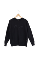 Second hand unisex sweater JOY made from organic cotton - Black - S