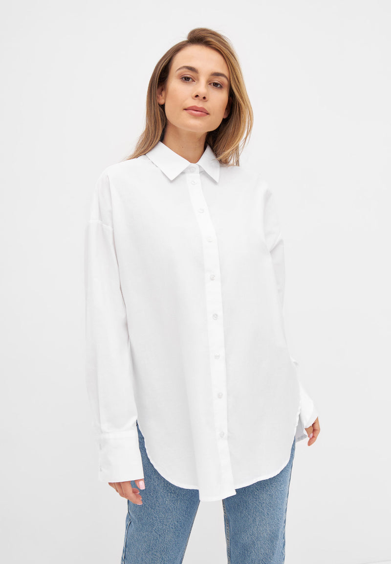 Second Hand Bluse COSIMA aus Bio-Baumwolle - White - XS