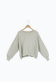 Second hand sweater ARIANA made from organic cotton - Sage - S