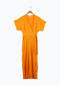 Second Hand Jumpsuit INGA aus TENCEL™ Lyocell - Mango Orange (Tencel) - S