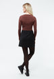 Givn Berlin Asymetrischer Rock GBVIVI aus Wolle Skirt Black