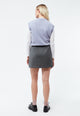 Givn Berlin Asymetrischer Rock GBVIVI aus Wolle Skirt Medium Grey