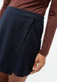 Givn Berlin Asymetrischer Rock GBVIVI aus Wolle Skirt Midnight Blue