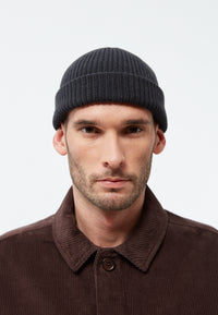 Givn Berlin Beanie GBCHRISTOF aus Bio-Baumwolle Beanie Anthracite