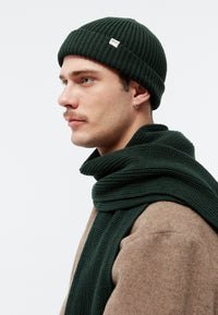 Givn Berlin Beanie GBCHRISTOF aus Bio-Baumwolle Beanie Bottle Green