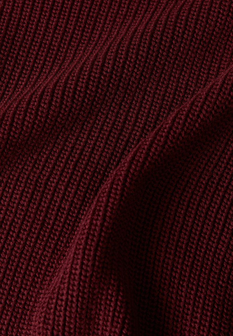 Givn Berlin Beanie GBCHRISTOF aus Bio-Baumwolle Beanie Burgundy