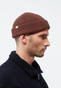 Givn Berlin Beanie GBCHRISTOF aus Bio-Baumwolle Beanie Burned Brown