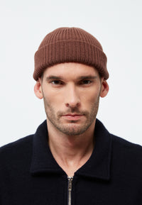 Givn Berlin Beanie GBCHRISTOF aus Bio-Baumwolle Beanie Burned Brown