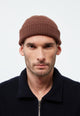 Givn Berlin Beanie GBCHRISTOF aus Bio-Baumwolle Beanie Burned Brown
