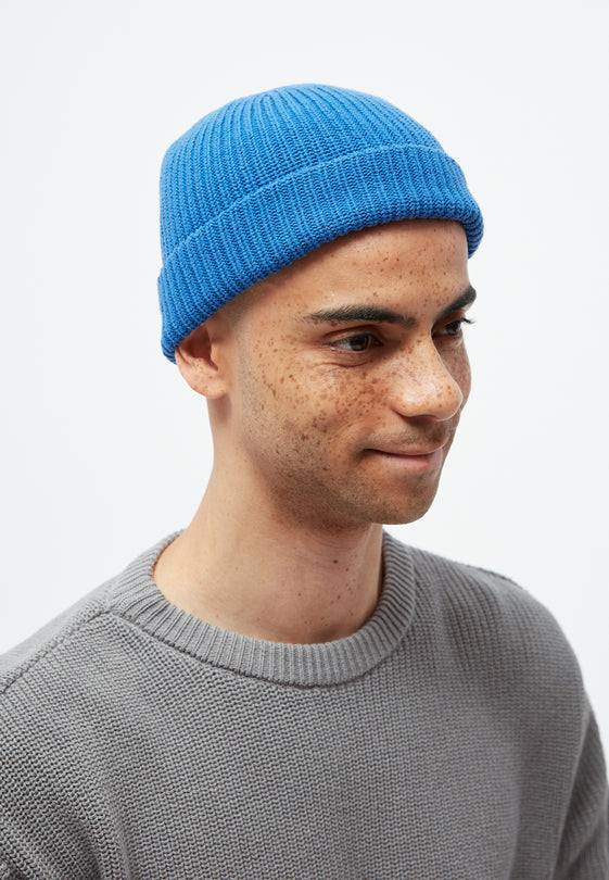 Givn Berlin Beanie GBCHRISTOF aus Bio-Baumwolle Beanie Cornflower Blue