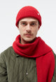 Givn Berlin Beanie GBCHRISTOF aus Bio-Baumwolle Beanie Crimson