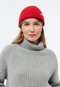 Givn Berlin Beanie GBCHRISTOF aus Bio-Baumwolle Beanie Crimson