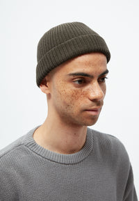 Givn Berlin Beanie GBCHRISTOF aus Bio-Baumwolle Beanie Dark Olive