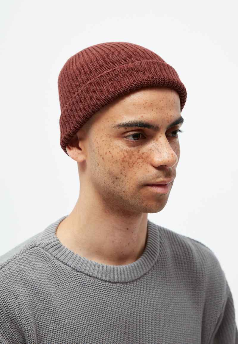 Givn Berlin Beanie GBCHRISTOF aus Bio-Baumwolle Beanie Intense Rust