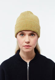 Givn Berlin Beanie GBLARS aus recycelter Wolle Beanie Ocher Yellow