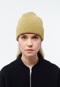 Givn Berlin Beanie GBLARS aus Wolle Beanie Ocher Yellow