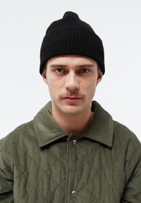 Givn Berlin Beanie GBParis aus Bio-Baumwoll Strick Beanie Black