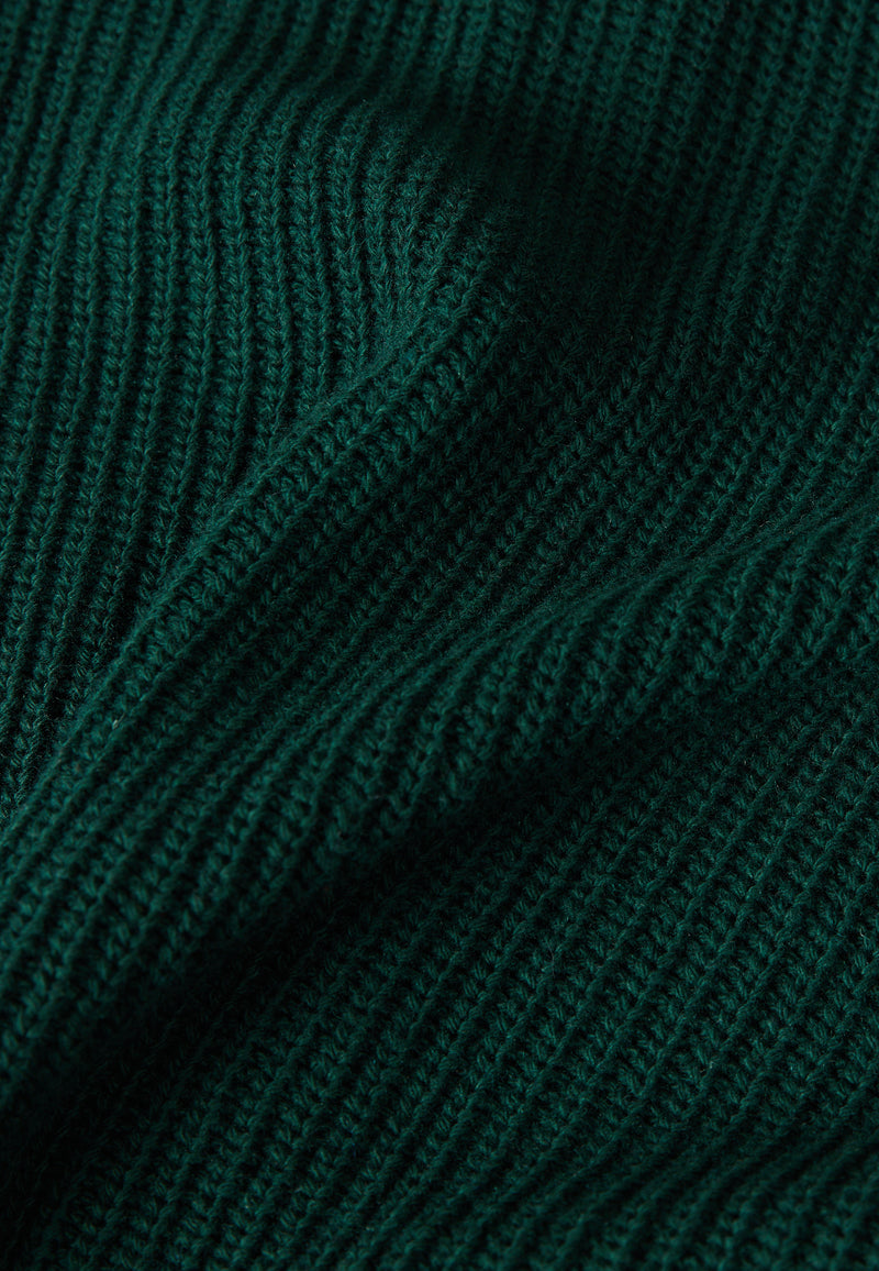 Givn Berlin Beanie GBParis aus Bio-Baumwoll Strick Beanie Bottle Green