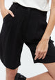 Givn Berlin Bermuda-Shorts PETRA aus TENCEL™ Lyocell Shorts Black (Tencel)