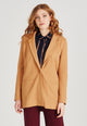 Givn Berlin Blazer NICOLE aus Bio-Baumwolle Blazer Light Camel (Structure)