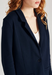 Givn Berlin Blazer NICOLE aus Bio-Baumwolle Blazer Midnight Blue (Structure)