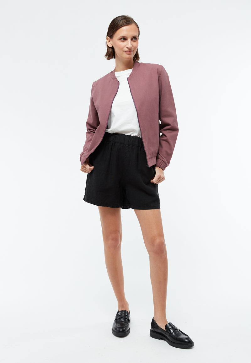 Givn Berlin Blouson GBESTRELLA aus fester Bio-Baumwolle Jacket Dark Rosewood