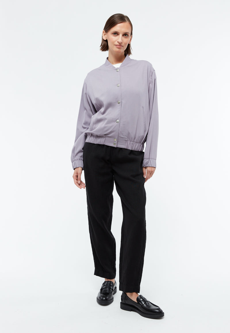 Givn Berlin Blouson GBLORELLA relaxed aus LENZING™ ECOVERO™ Jacket Lilac Grey