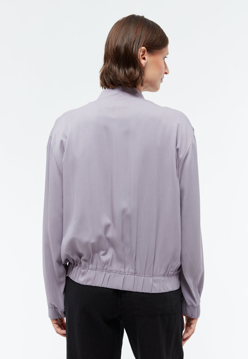 Givn Berlin Blouson GBLORELLA relaxed aus LENZING™ ECOVERO™ Jacket Lilac Grey