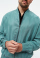 Givn Berlin Blousonjacke GBKENO relaxed aus TENCEL™ mit Peach-Effekt Jacket Graphite Green (Tencel)