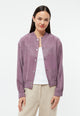 Givn Berlin Blousonjacke GBLORELLA relaxed aus TENCEL™ mit Peach-Effekt Jacket English Violet (Tencel)