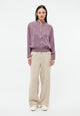 Givn Berlin Blousonjacke GBLORELLA relaxed aus TENCEL™ mit Peach-Effekt Jacket English Violet (Tencel)