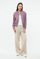Givn Berlin Blousonjacke GBLORELLA relaxed aus TENCEL™ mit Peach-Effekt Jacket English Violet (Tencel)