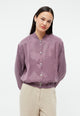 Givn Berlin Blousonjacke GBLORELLA relaxed aus TENCEL™ mit Peach-Effekt Jacket English Violet (Tencel)