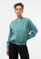 Givn Berlin Blousonjacke GBLORELLA relaxed aus TENCEL™ mit Peach-Effekt Jacket Graphite Green (Tencel)
